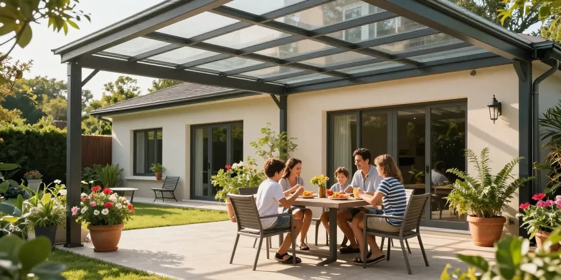 Moderne Terrassenüberdachungen bieten Schutz und Schönheit für den Außenbereich.