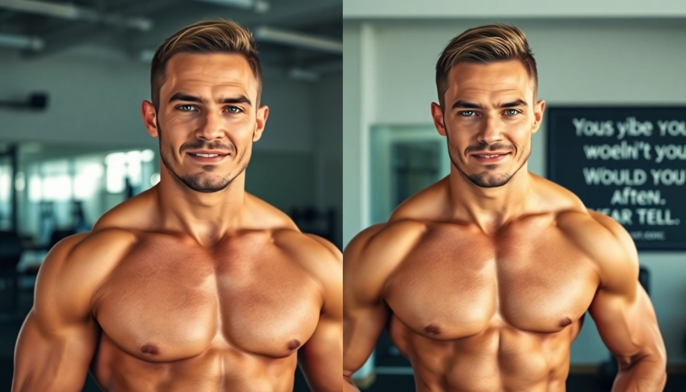 Vorher-Nachher-Testo für Fitness-Transformation zeigt beeindruckende Ergebnisse.