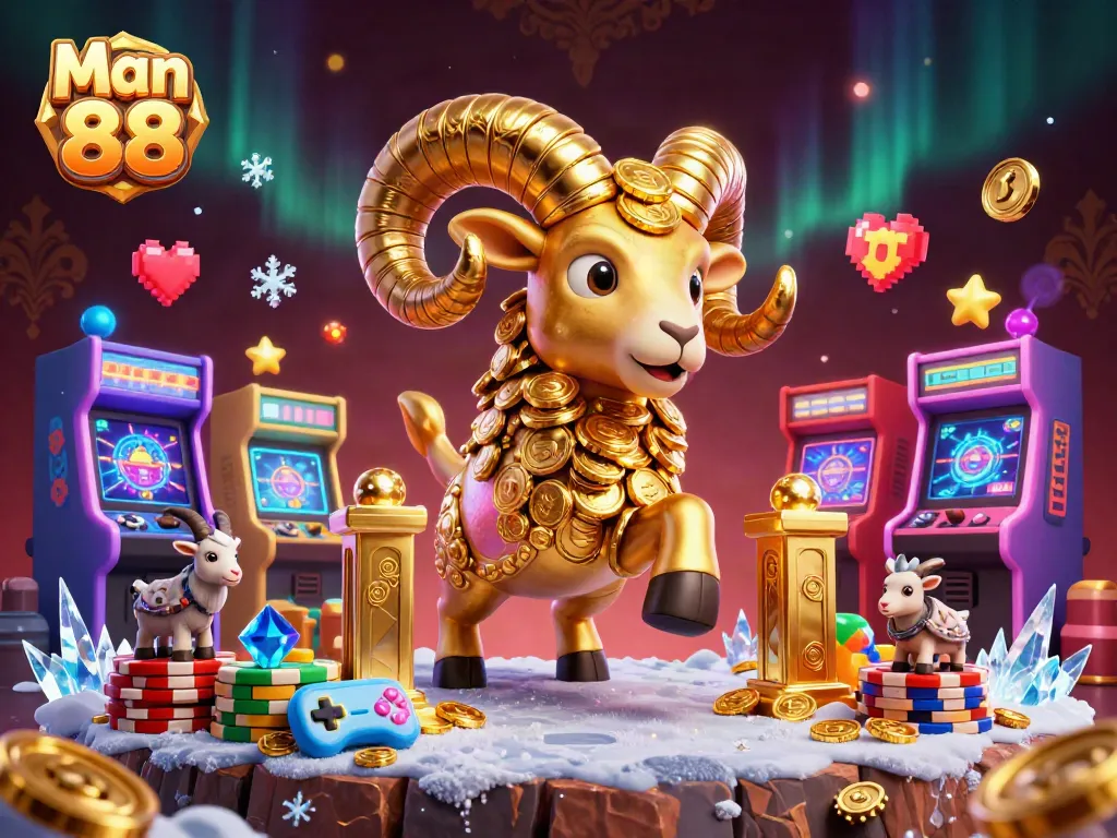 Experience exciting gameplay at Man 88 with vibrant golden elements and interactive game features.