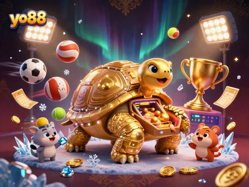 Engage with yo88's thrilling betting experience illustrated with a vibrant pinball casino scene.