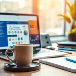 Professionelles Setup für Office Pro Plus 2024 für Unternehmen mit modernen digitalen Tools.