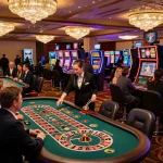 Spieler, die lebhaft in einem Casino spielen und ihre Erfahrung mit den Strategien der Immobilienmakler Frankfurt Dornbusch verbessern.