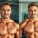 Vorher-Nachher-Testo für Fitness-Transformation zeigt beeindruckende Ergebnisse.