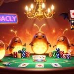 Experience excitement with 789 BET in a vibrant casino scene illuminated by glowworms.