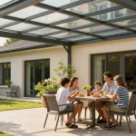 Moderne Terrassenüberdachungen bieten Schutz und Schönheit für den Außenbereich.