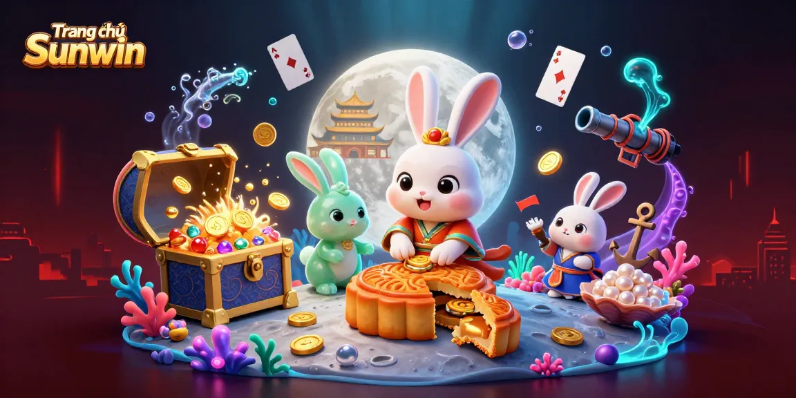 Engage in thrilling gameplay at Trang chủ Sunwin with vibrant casino visuals illustrating poker chips and treasure.
