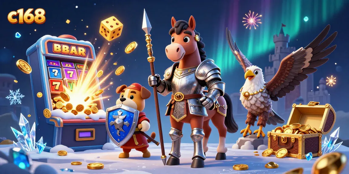 Engage with c168 in an immersive casino world with vibrant slots, characters, and dazzling jackpots.